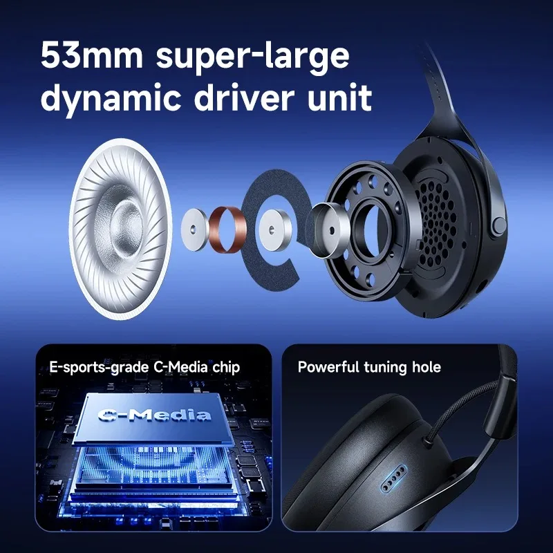 Wireless 3 Mode Headworn Game Headset 7.1 - Image 2