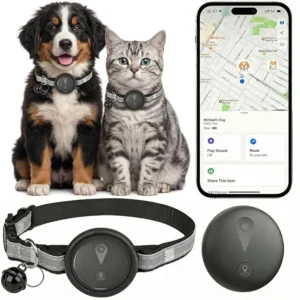 GPS Tracker for Dogs and Cats with Real-Time Location