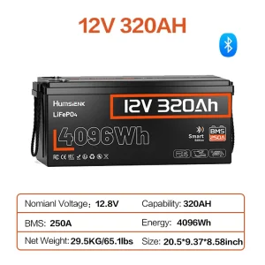 Lithium Battery - Bluetooth 200A BMS Rechargeable