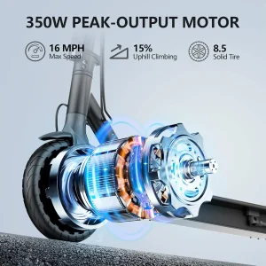 Electric Scooter 19mph - Folding  - 16 Mile Range - Thumbnail Image 5