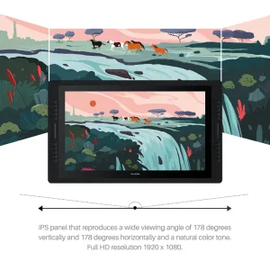 Graphics Tablet Display 23.8 Inch Drawing Monitor - Thumbnail Image 3