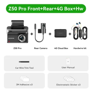Pro Dash Cam 5GHz WiFi GPS 24H Parking Monitor - Thumbnail Image 10