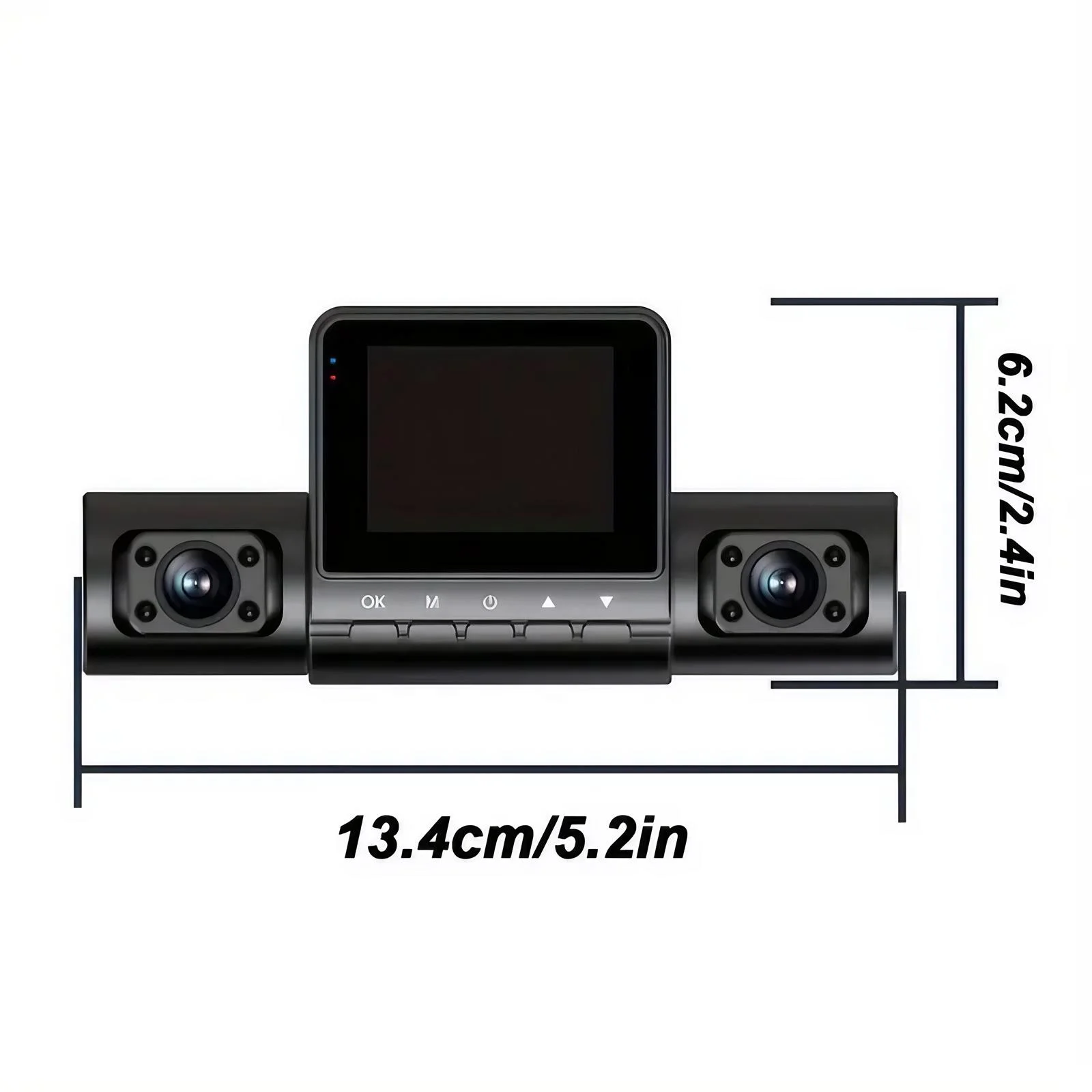 4 Lens Dash Cam 1080P Full HD 360 Loop Recording - Image 9