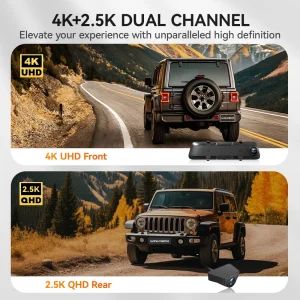 Rearview Dash Cam 12" IPS Screen - Thumbnail Image 6
