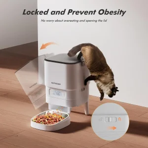 4.5L Automatic Cat Feeder Stainless Steel Bowl - Thumbnail Image 3