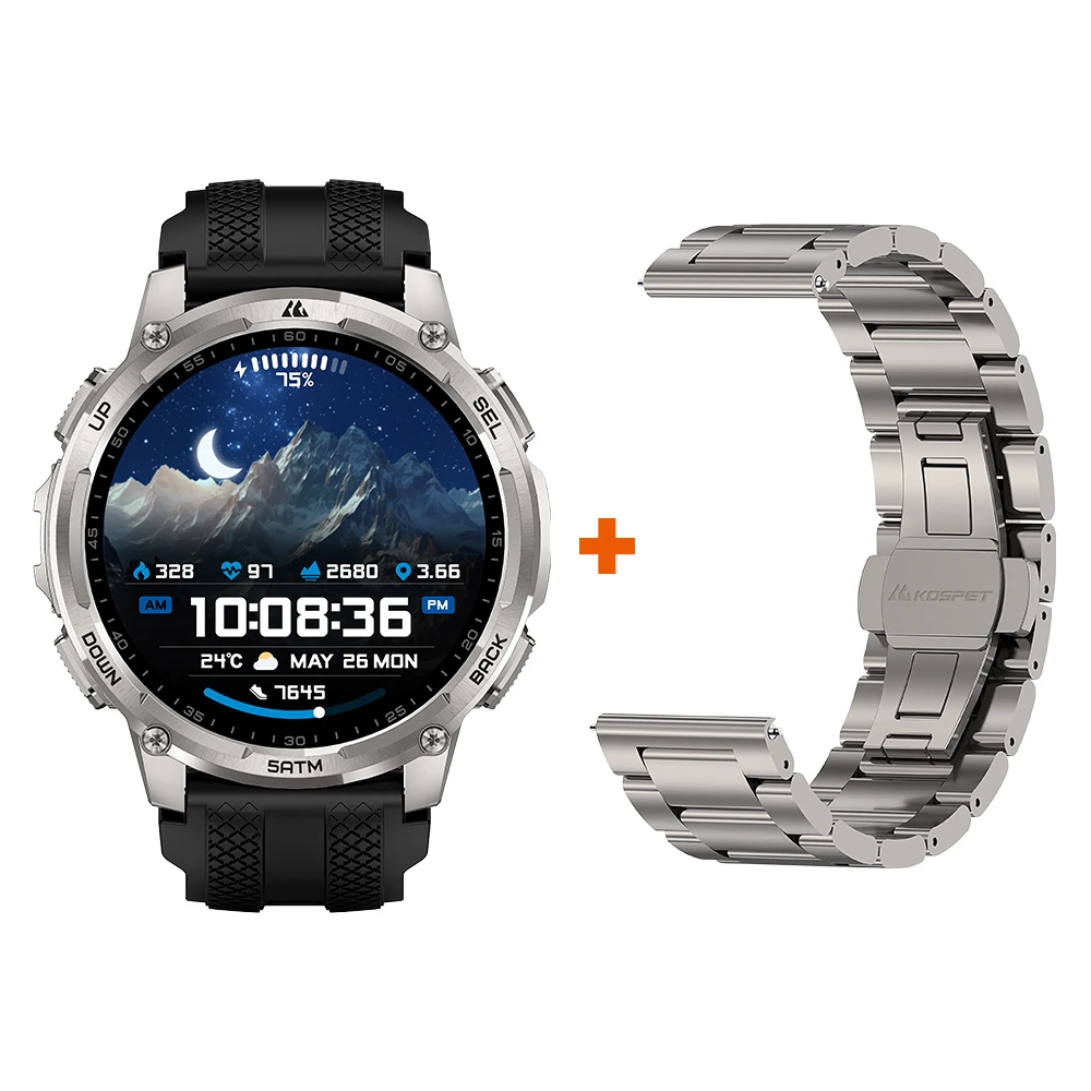 Smartwatch Men’s Outdoor w Flashlight, Waterproof - Image 10
