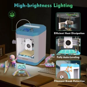 Mini 3D Printer for Kids and Beginners,Auto Leveling - Thumbnail Image 2