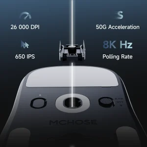 Lightweight Wireless Gaming Mouse Super Glide - Thumbnail Image 2