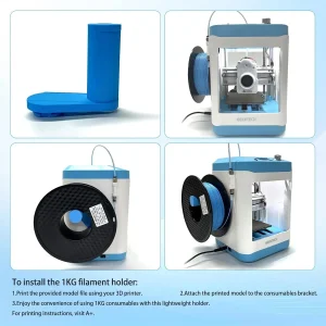 Mini 3D Printer for Kids and Beginners,Auto Leveling - Thumbnail Image 5