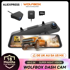 Rearview Dash Cam 12" IPS Screen - Thumbnail Image 2