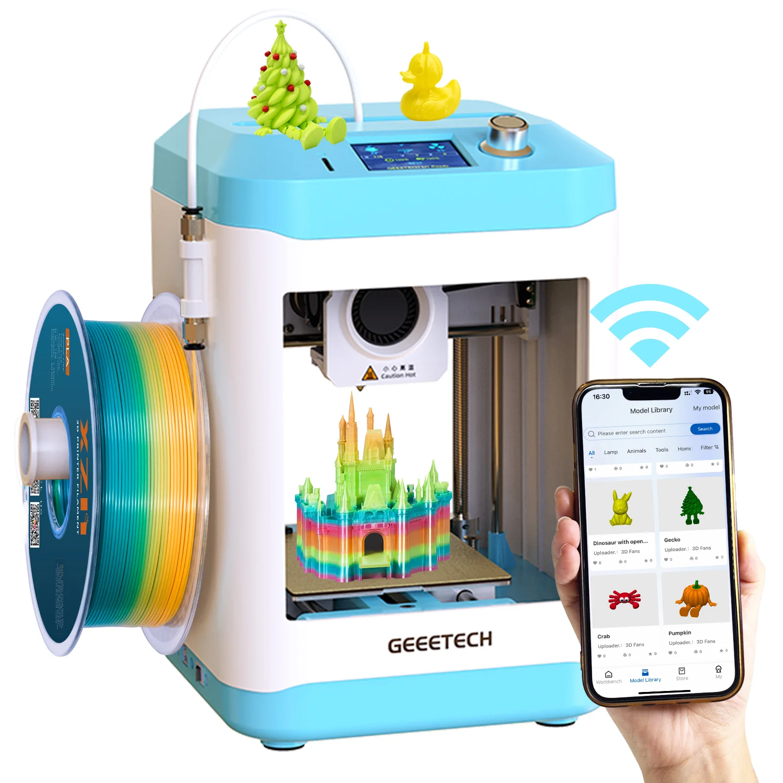 Mini 3D Printer for Kids and Beginners,Auto Leveling - Image 8